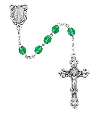 6MM AB Peridot/August Rosary