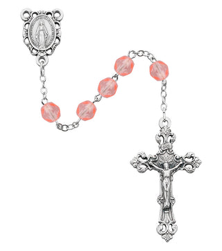 6MM Rose/October Rosary