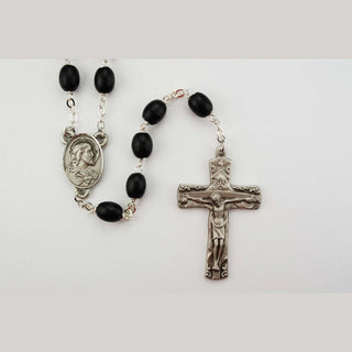 Black Wood Trinity Rosary