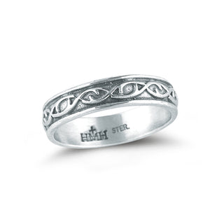 Sterling Silver Crown Of Thorns Ring Size 7