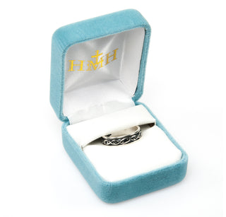 Sterling Silver Crown of Thorns Ring Size 8
