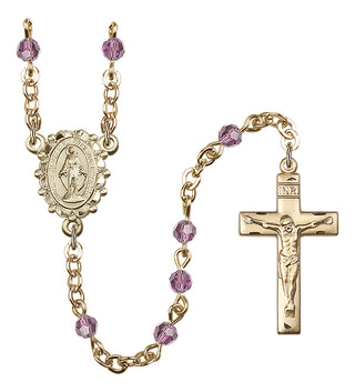 Gold-Plated 4mm Miraculous Rosary