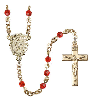 Gold-Plated 4mm Miraculous Rosary