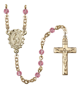 Gold-Plated 4mm Miraculous Rosary