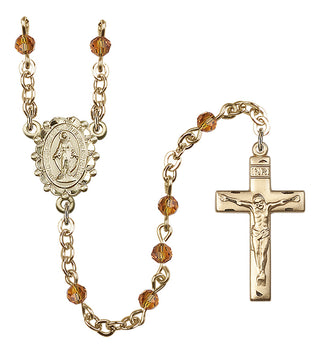 Gold-Plated 4mm Miraculous Rosary