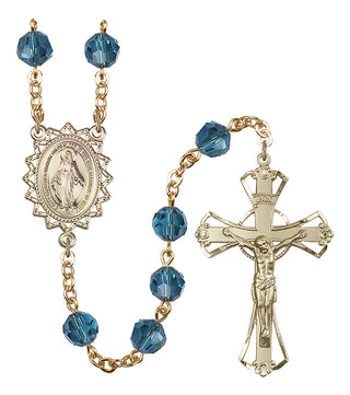 Gold-Plated 8mm Miraculous Rosary