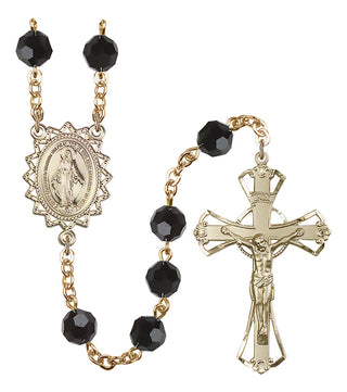 Gold-Plated 8mm Miraculous Rosary