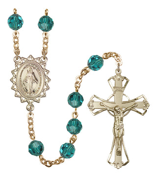 Gold-Plated 8mm Miraculous Rosary