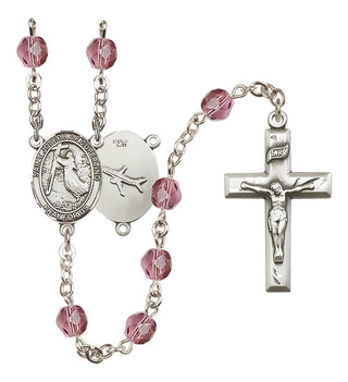 Silver-Plated 6mm Saint Joseph of Cupertino Rosary