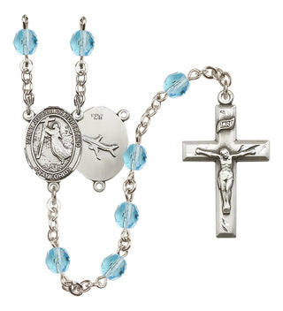 Silver-Plated 6mm Saint Joseph of Cupertino Rosary