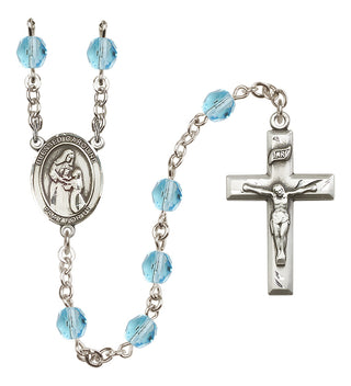 Silver-Plated 6mm Blessed Caroline Gerhardinger  Engraved Catholic Rosaries