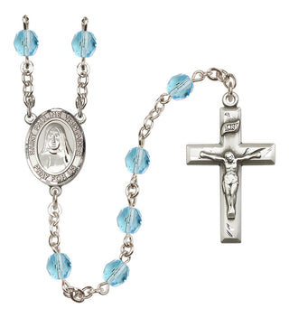 Silver-Plated 6mm Saint Pauline Visintainer  Engraved Catholic Rosaries