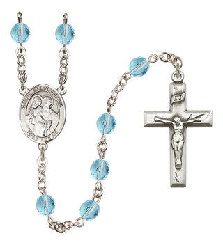Silver-Plated 6mm Saints Peter & Paul  Engraved Catholic Rosaries