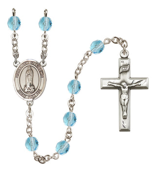 Silver-Plated 6mm Our Lady of Kibeho  Engraved Catholic Rosaries
