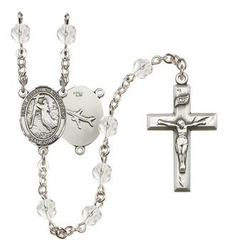 Silver-Plated 6mm Saint Joseph of Cupertino Rosary