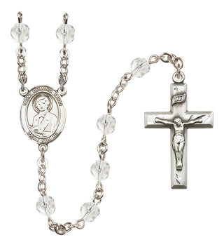 Silver-Plated 6mm Saint Dominic Savio  Engraved Catholic Rosaries