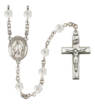 Silver-Plated 6mm Our Lady of Africa  Engraved Catholic Rosaries