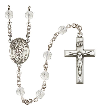 Silver-Plated 6mm Saint Peter Nolasco  Engraved Catholic Rosaries