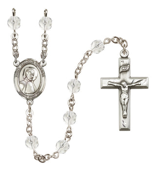 Silver-Plated 6mm Saint Edmund Campion  Engraved Catholic Rosaries