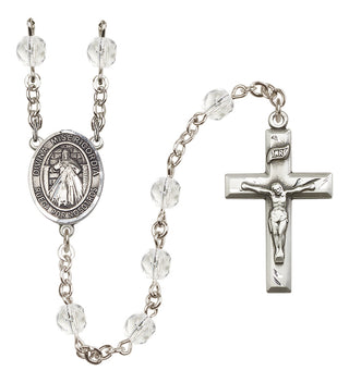 Silver-Plated 6mm Divina Misericordia Rosary