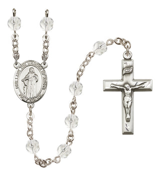 Silver-Plated 6mm Our Lady the Undoer of Knots  Engraved Catholic Rosaries