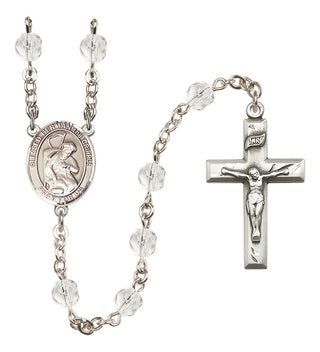 Silver-Plated 6mm Blessed Herman the Cripple  Engraved Catholic Rosaries