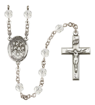 Silver-Plated 6mm Saint Christopher / Choir Rosary