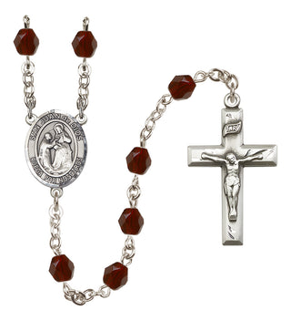 Silver-Plated 6mm San Juan de Dios Rosary