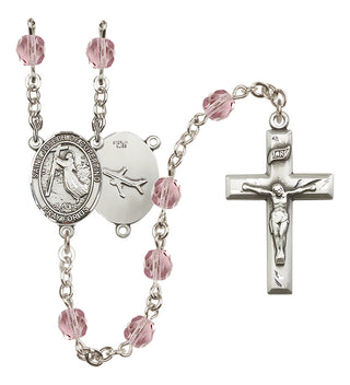 Silver-Plated 6mm Saint Joseph of Cupertino Rosary