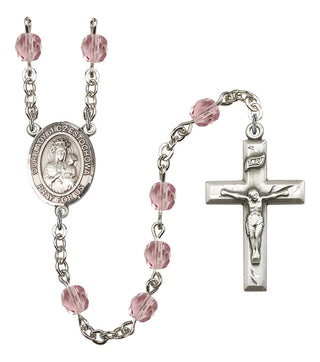 Our Lady of Czestochowa Rosary with Light Amethyst Beads