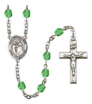 San Juan de Dios Rosary with Peridot Beads