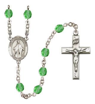 Silver-Plated 6mm Our Lady of Africa  Engraved Catholic Rosaries
