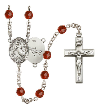 Silver-Plated 6mm Saint Joseph of Cupertino Rosary