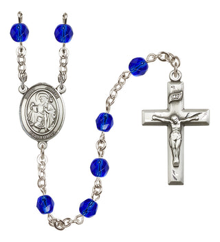 Silver-Plated 6mm Saint James the Greater  Engraved Catholic Rosaries