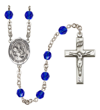 Silver-Plated 6mm San Ramon Nonato  Engraved Catholic Rosaries