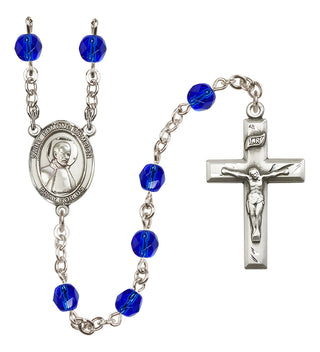 Silver-Plated 6mm Saint Edmund Campion  Engraved Catholic Rosaries