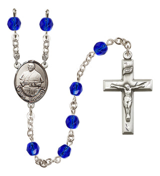 Silver-Plated 6mm Pope Francis Rosary