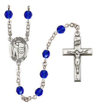 Silver-Plated 6mm Saint Sebastian / Golf Rosary