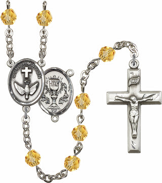 Silver-Plated 6mm Confirmation/Chalice Rosary