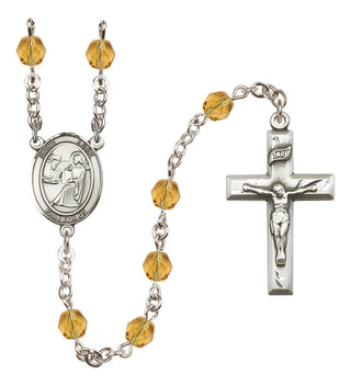 Silver-Plated 6mm Saint Luke the Apostle Rosary