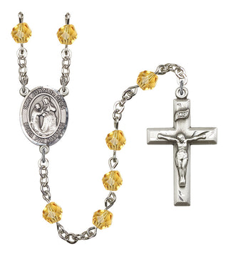 San Juan de Dios Rosary with Topaz Beads