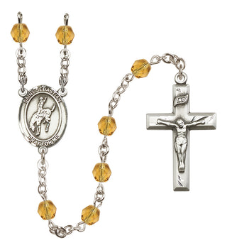 Silver-Plated 6mm Saint Sebastian / Rodeo Rosary