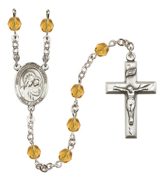 Silver-Plated 6mm Our Lady of Good Counsel  Engraved Catholic Rosaries
