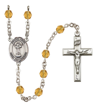 Silver-Plated 6mm Divino Nino  Engraved Catholic Rosaries