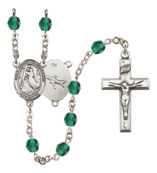 Silver-Plated 6mm Saint Joseph of Cupertino Rosary
