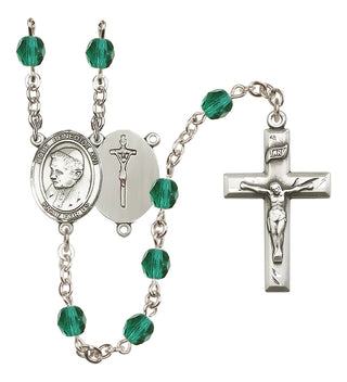 Silver-Plated 6mm Pope Emeritace  Benedict XVI Rosary