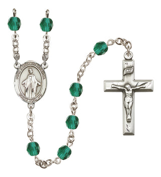 Silver-Plated 6mm Our Lady of Africa  Engraved Catholic Rosaries