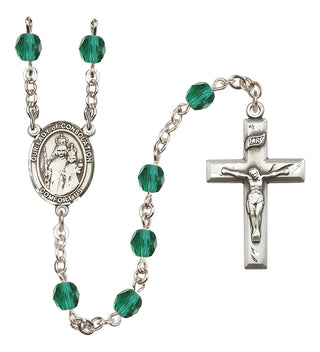 Silver-Plated 6mm Our Lady of Consolation  Engraved Catholic Rosaries