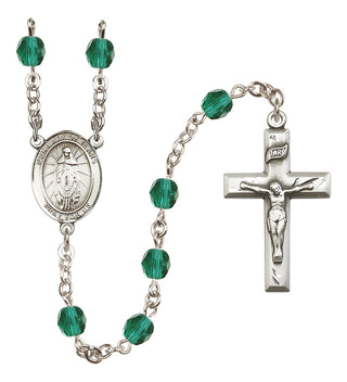 Silver-Plated 6mm Our Lady of Tears  Engraved Catholic Rosaries