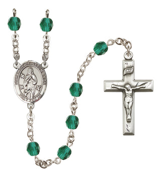 Silver-Plated 6mm Our Lady of Assumption  Engraved Catholic Rosaries